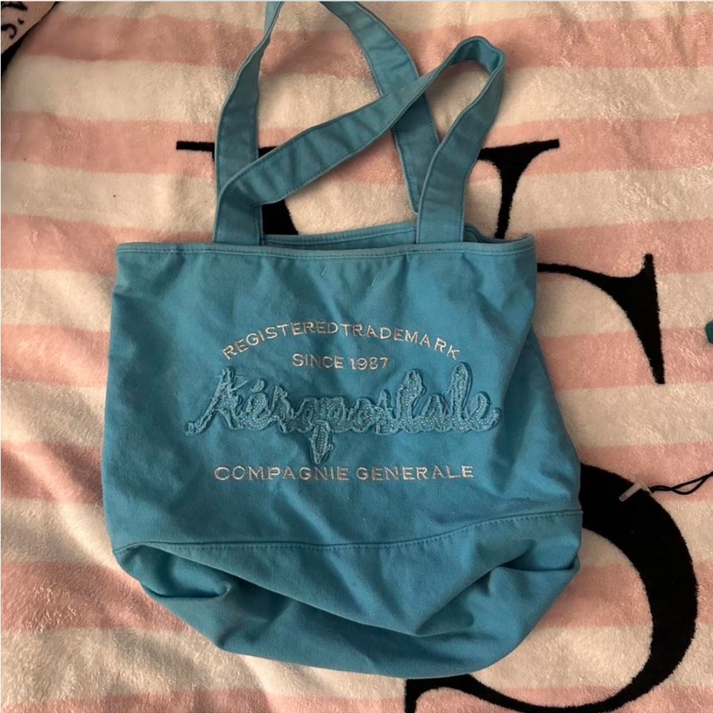 Aeropostale Sky Blue Tote Bag